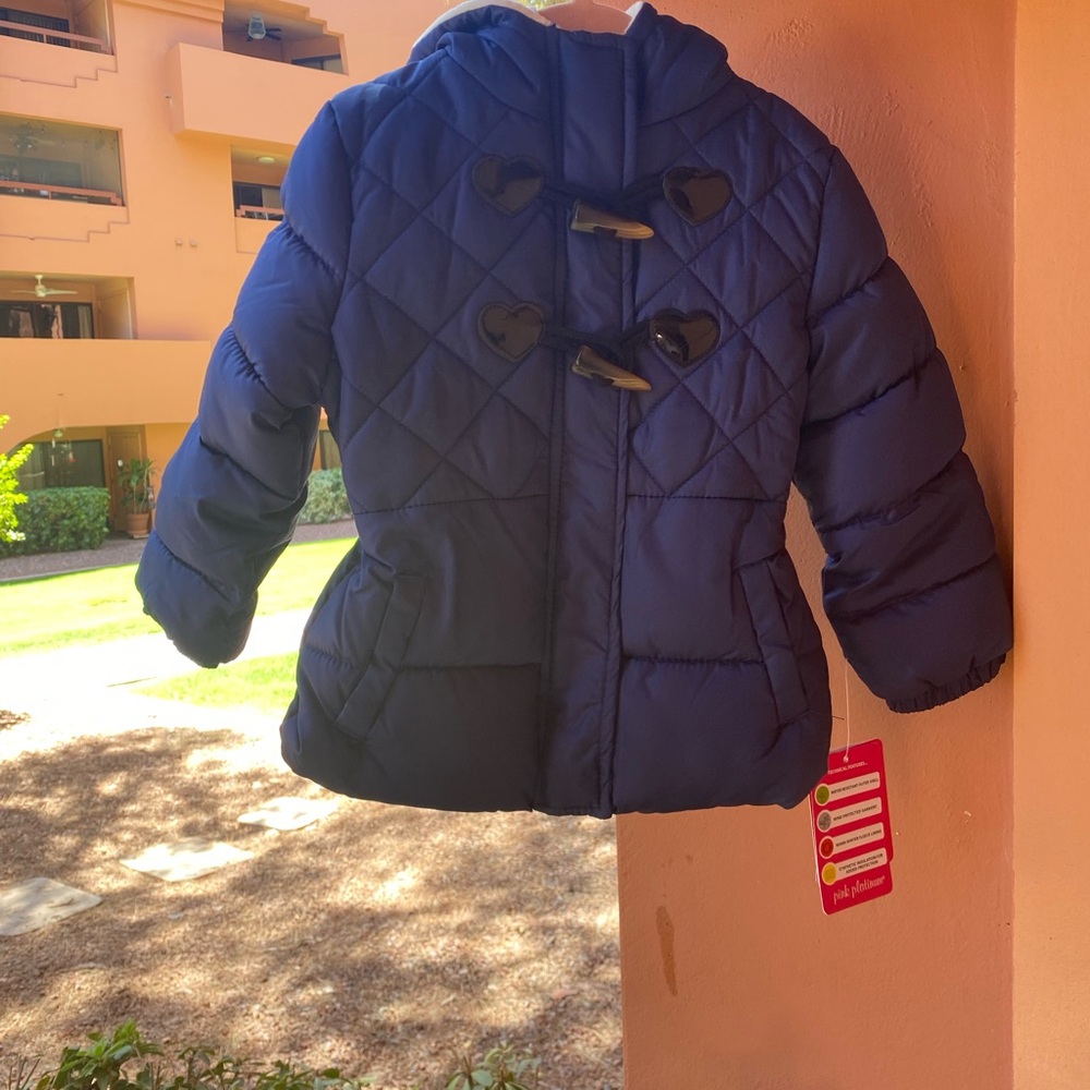 Blue Puffer Jacket sz 4